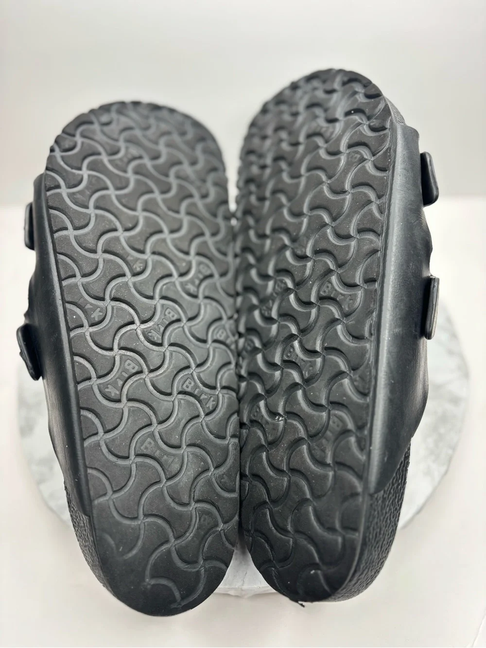 Size 44 Eur- Black Birkenstock Arizona EVA sandals
